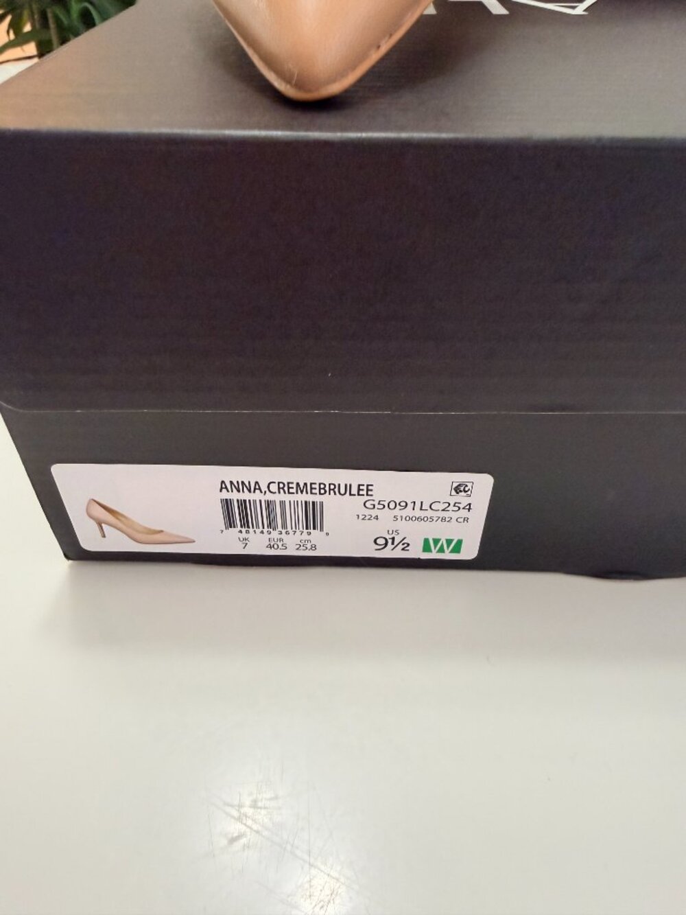 Naturalizer Anna Pointed Toe Pumps Creme Brulee Nude Size 9.5 - Picture 2 of 3